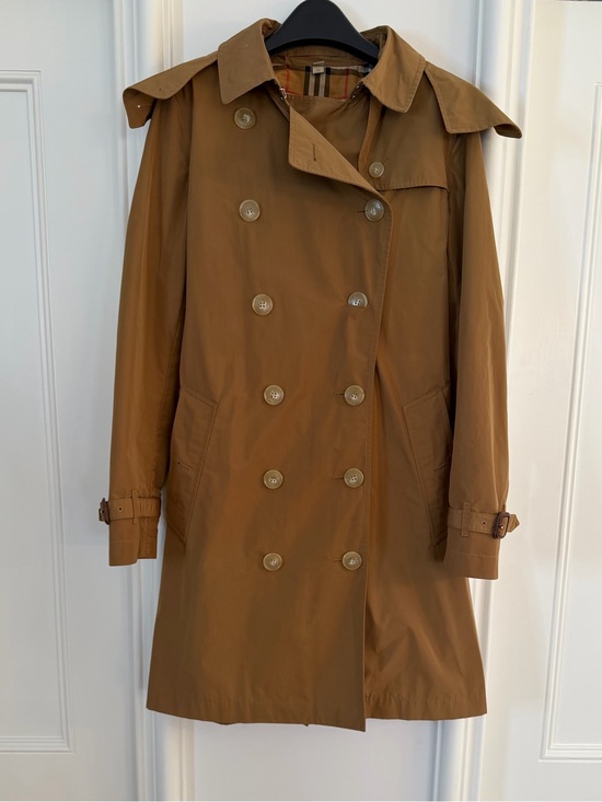Burberry Jackets & Blazers - Burberry Rain Trench with Detachable Hood
